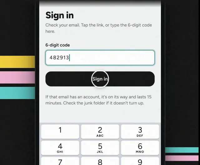 Asked to sign in?