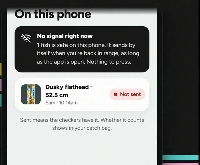 It waits on the phone.